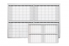 OptiMA® Non-Magnetic Four Month Dry Erase Calendar