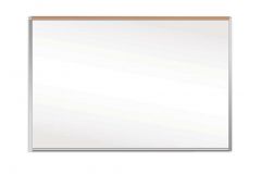OptiMA® Great White® 5' Magnetic Whiteboards with Cork Map Rail