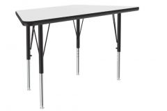 Trapezoid Dry Erase Activity Table, Whiteboard Surface