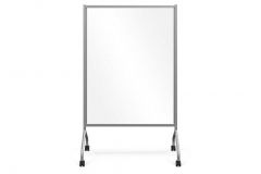 Clear Acrylic Dry Erase Mobile Divider, 54" x 38.5"