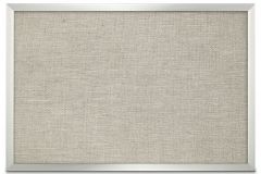 Aluminum Framed Burlap Weave Vinyl Tackboard