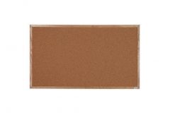 Solid Oak Framed Natural Grain Cork Board