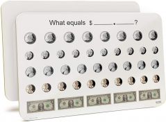 Double Sided Lap Board, Currency Print on One Side