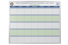 OptiMA® Magnetic 5' Tall Custom Printed Whiteboards