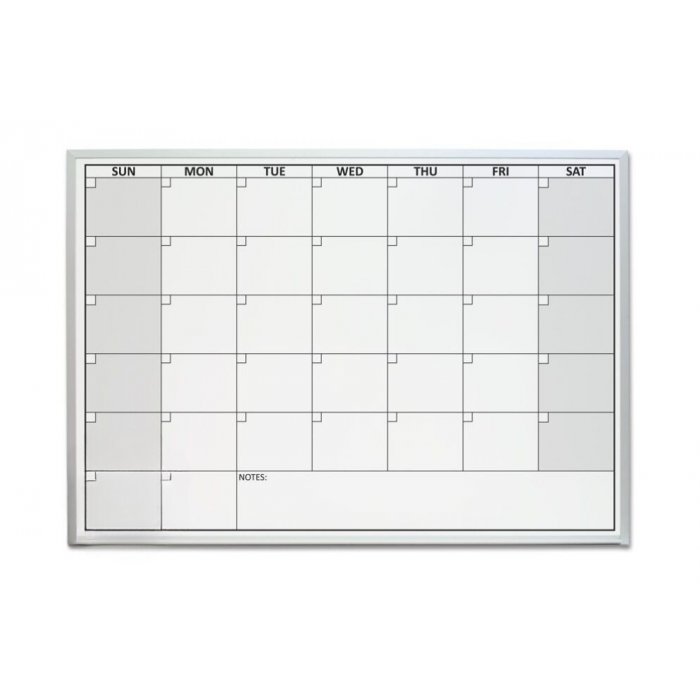 OptiMA® One Month Magnetic Dry Erase Calendars, one month calendar