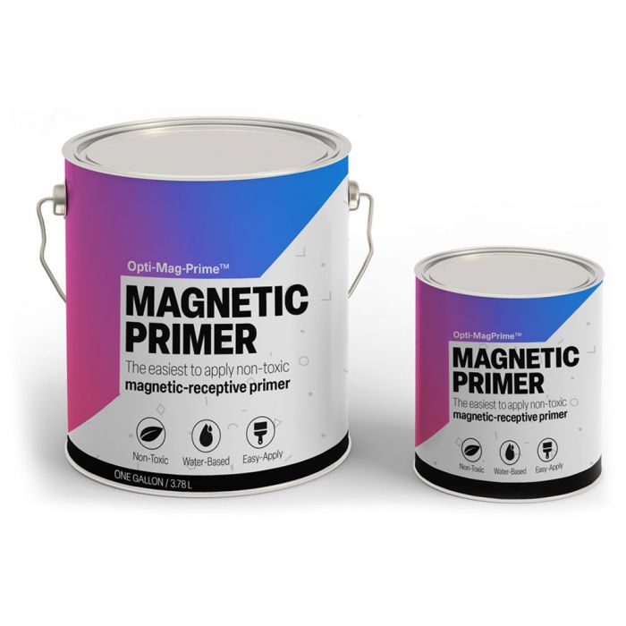 opti rite magnetic receptive wall primer, gallon and quart cans