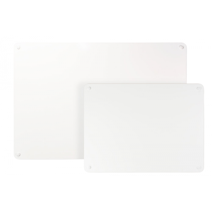 OptiMA® Spartan™ Unframed Low-Profile Melamine Whiteboards, 18" x 24" x 1/8" Thick