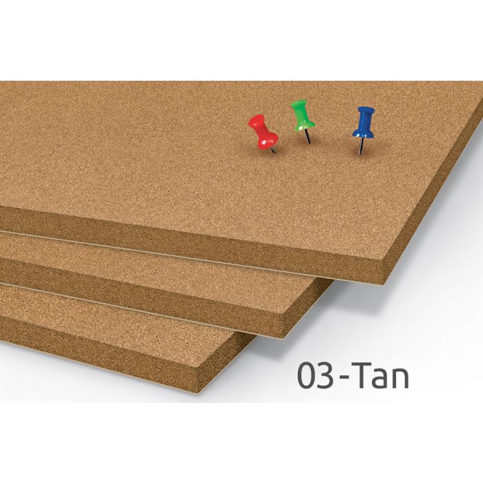 Self Adhesive Colored Cork Panels, Tan