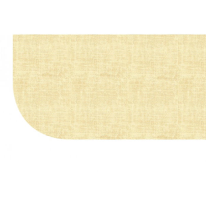 Wrapped Edge Koroseal Vinyl Tackboard, Radius Corner, 18" x 24", Buttercup