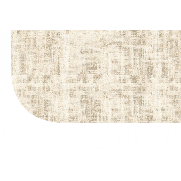 Wrapped Edge Koroseal Vinyl Tackboard, Radius Corner, 18" x 24", Cappuccino