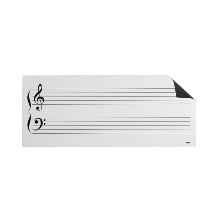 OptiMA® Rockin' Roll Up™ Mini Music Staff Magnet