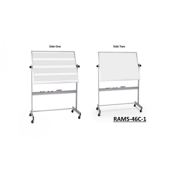 Premium Porcelain Mobile Dry Erase Music Staff Boards