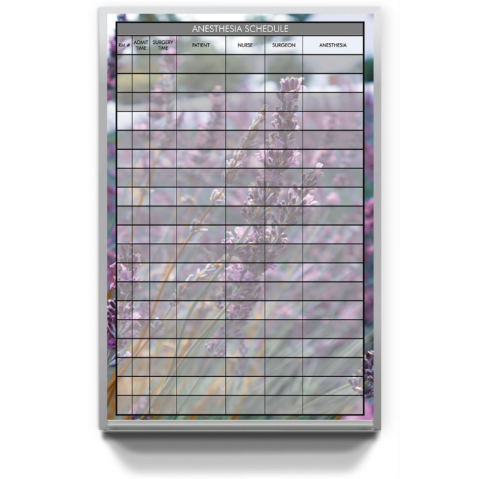hospital anesthesiology scheduling board