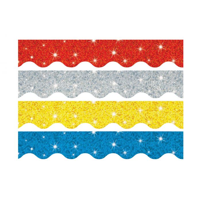 Board Trimmer, Four Glitter Colors Variety Pack