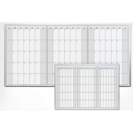 Magnetic Three Month Dry Erase Calendars