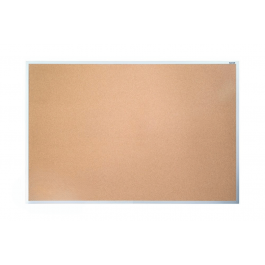 Cork Bulletin Board With Aluminum Trim