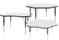 Octagon Dry Erase Activity Table, Whiteboard Surface