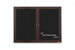 Bronze Outdoor Enclosed Letter Board Cabinet