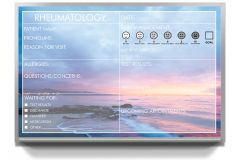 Custom Printed Hospital Rheumatology Dry Erase Boards