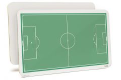 11" x 17" x 1/8" Soccer Opti-Print Sports Lap Board, Side 1: Full Soccer Field, Side 2: Blank Dry Erase Surface