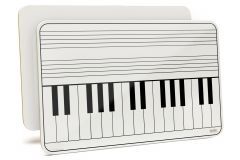 11" x 17" Double Sided Lap Board with Piano Keyboard