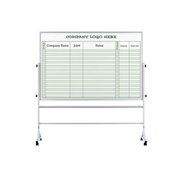 Portable Whiteboard With 1 or 2 Sided Printed Surface