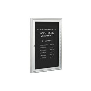 Indoor Glass Enclosed Changeable Letter Boards