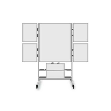 Modular Mobile Dry Erase Collaboration Station