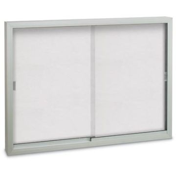 Sliding Glass Magnetic Dry Erase Board with Aluminum Frame