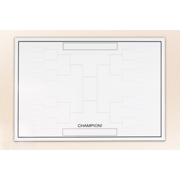 Tournament Bracket Dry Erase Magnet Sheet, 24" x 36"