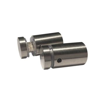 Silver Edge-Gripper Standoff, Set of 4