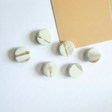 Mini Marble Tile Ceramic Magnets