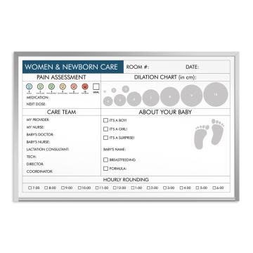 OptiMA® Stock Printed Hospital Non-Magnetic Board