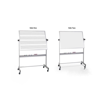 Premium Porcelain Mobile Dry Erase Music Staff Boards