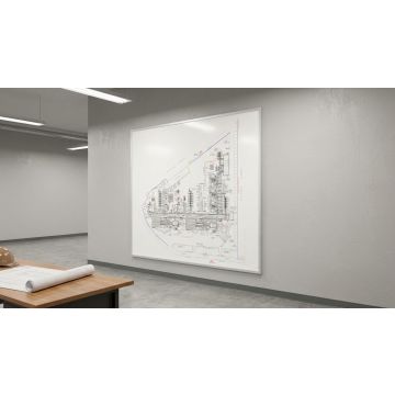 OptiMA® Magnetic 5' Tall Custom Printed Whiteboards