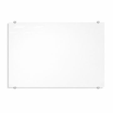 True White Nonmagnetic Glass Whiteboard