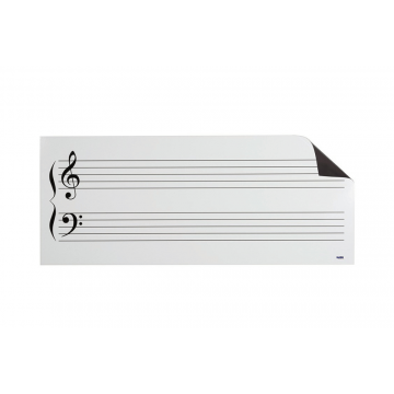 OptiMA® Rockin' Roll Up™ Mini Music Staff Magnet