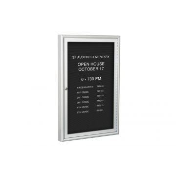Indoor Glass Enclosed Changeable Letter Boards