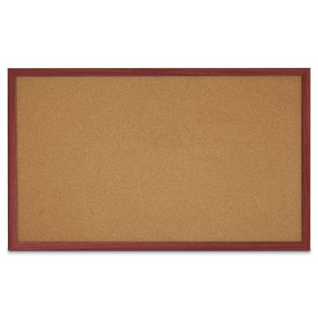 faux wood framed cork board