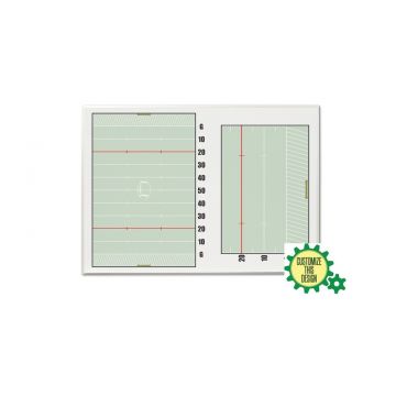 Wall Mounted Football Dry Erase Board