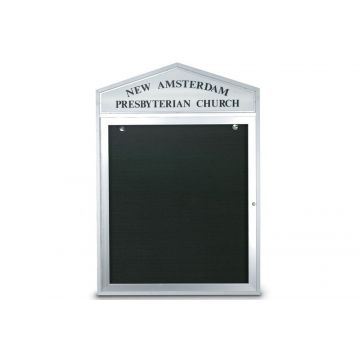 Optional Lawn Mounting Post Kits for Non-Illuminated Outdoor Cabinets, Set of 2 Post 2" x 2" x 96" L