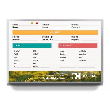 healthcare tracking custom printed board