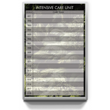 dry erase custom ICU board