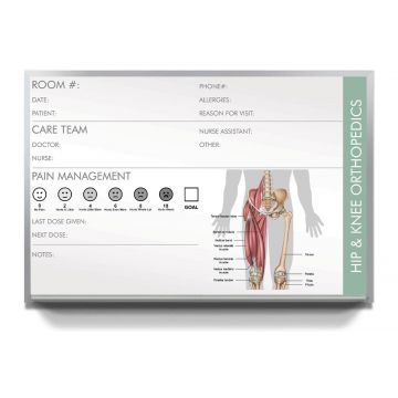 orthopedic healthcare custom dry erase board