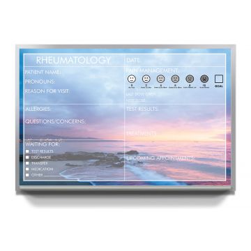 rheumatology healthcare tracking custom printed board