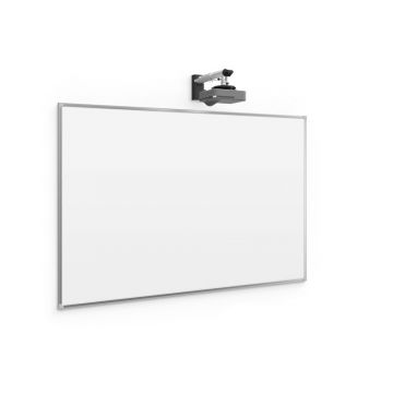 Low Gloss Interactive Projection Whiteboard, 107" Diagonal, 4' x 8'