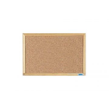 Wood Framed Natural Cork Board, 12" x 18"