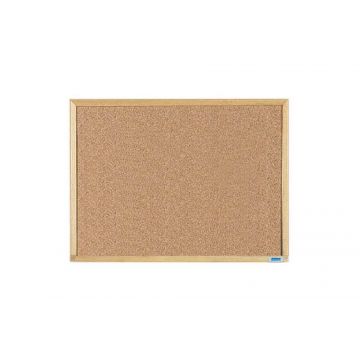 Wood Framed Natural Cork Board, 18" x 24"