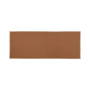 Solid Oak Framed Natural Grain Cork Board, 48" H X 120" W