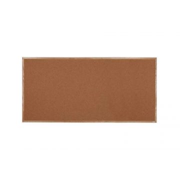 Solid Oak Framed Natural Grain Cork Board, 48" H X 96" W